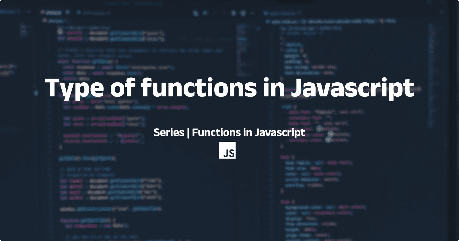 Types of Functions in JS